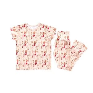 Toy Story Girls 18-24M Bamboo Lounge Set Daywear Short Sleeve Jogger‎ NEW